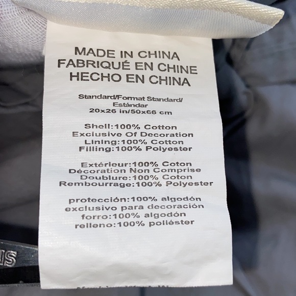 Pottery Barn Kids Standard Quilted Pillow Sham Monogrammed Maxim 20” x 26” - Picture 8 of 10